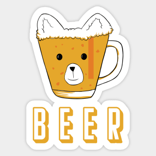 Beer kawaii cute Sticker